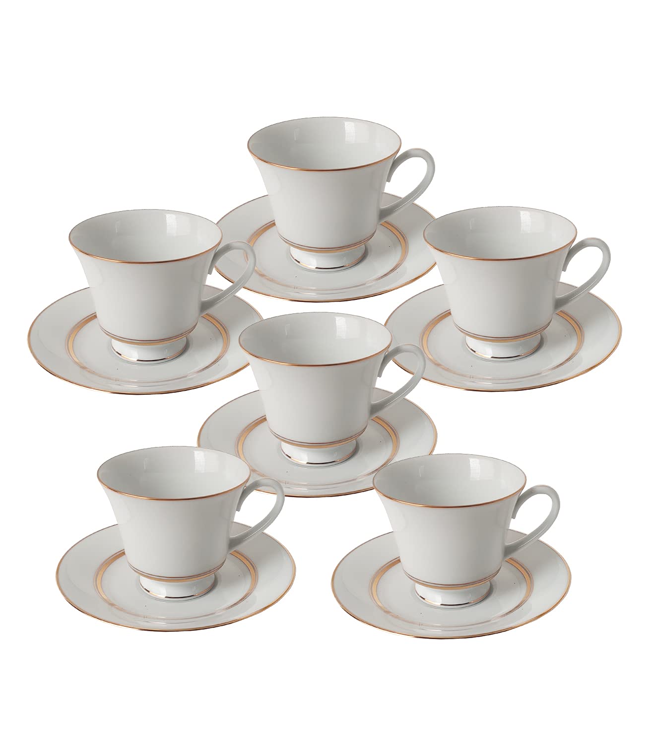 Noritake Japan - Porcelain Premium Cup & Saucer of 12 pcs, Service